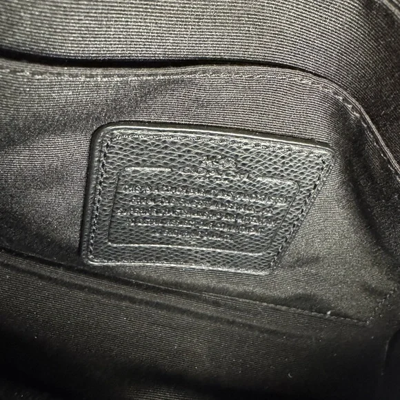 EUC COACH STAR CANYON Black shoulder bag/missing strap - Picture 7 of 7